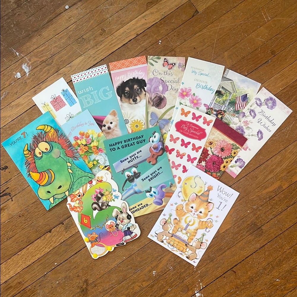 Colorful Greeting Card Collection
